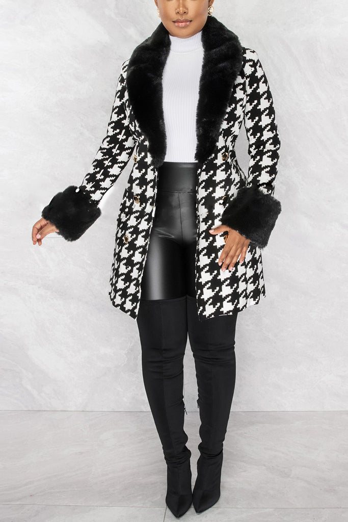 Daily Party Turndown Collar Outerwear