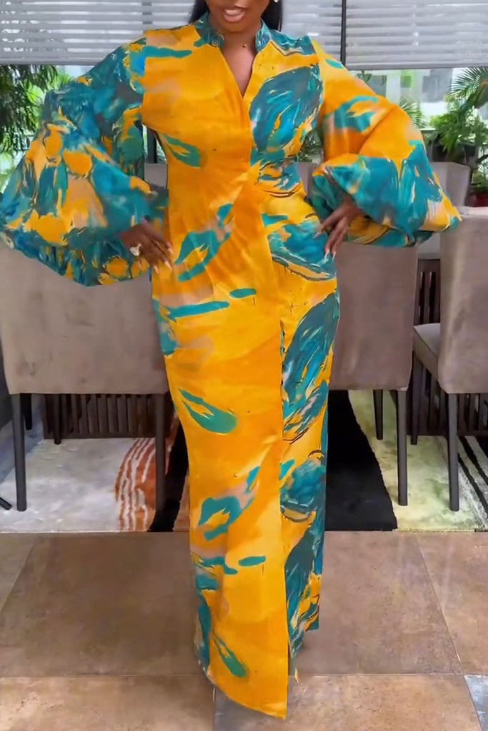Casual Street Daily Vacation V Neck Dresses
