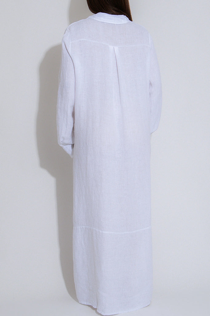 Casual Daily Solid Color Buttons Turndown Collar Shirt Dresses