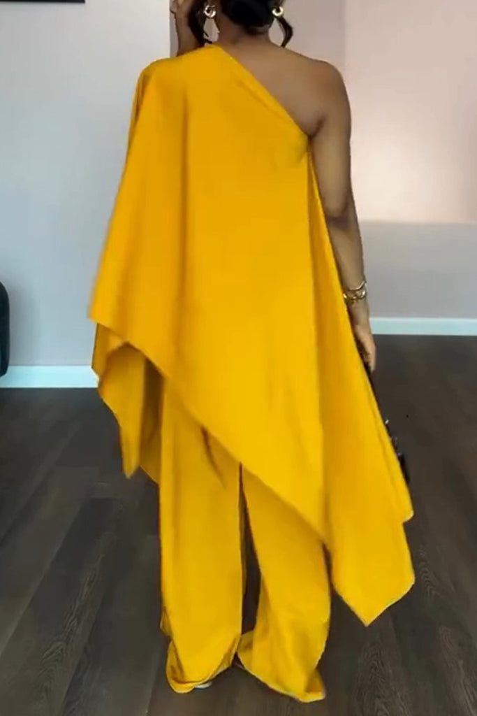 Casual Daily Solid Color Slit Boat Neck Long Sleeve Two Pieces