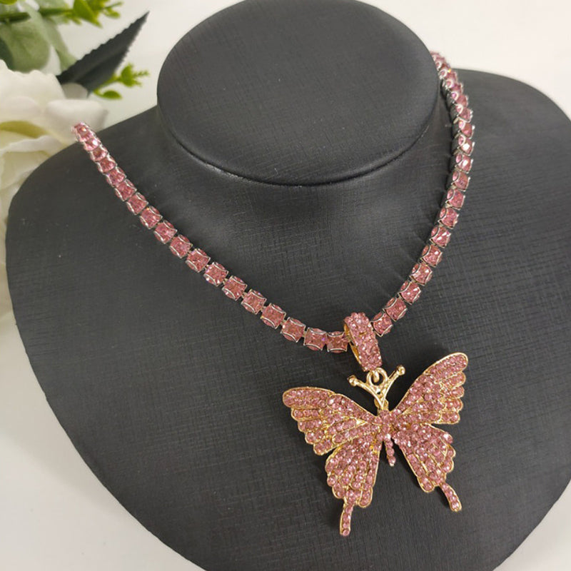 Fashion Casual Butterfly Necklace Pendant