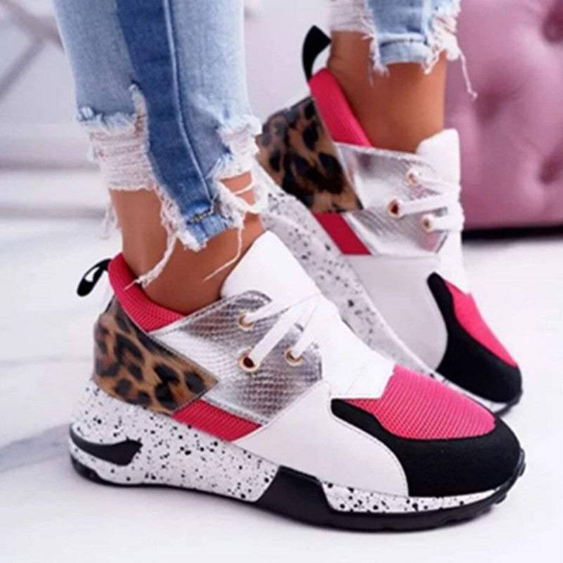 Fashion Casual Patchwork Round Sports Shoes