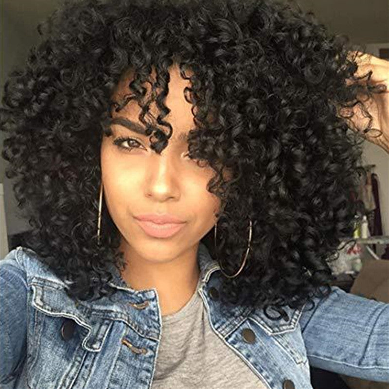 Fashion Casual Solid Long Curly Hair Wigs
