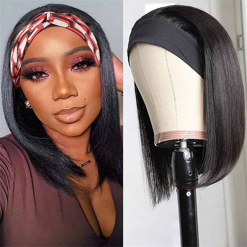 Fashion Casual Solid Patchwork Wigs  (Without Headscarf)