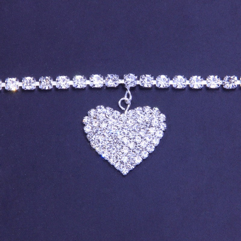 Casual Patchwork Rhinestone Anklet